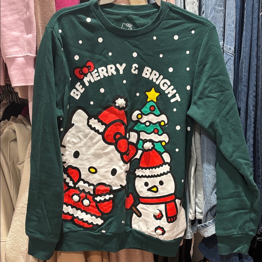 Hello kitty Christmas sweatshirt